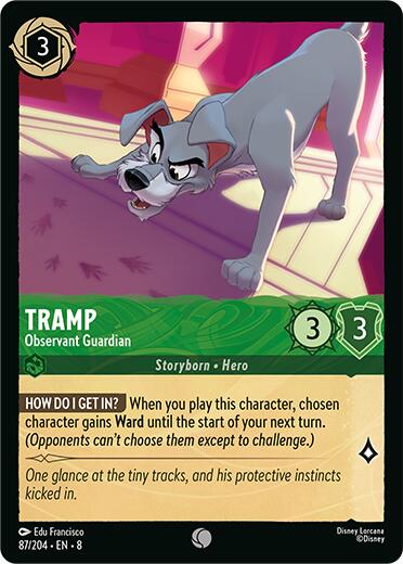 Tramp - Observant Guardian – Reign of Jafar (Disney Lorcana)