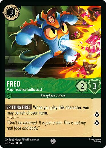 Fred - Major Science Enthusiast – Reign of Jafar (Disney Lorcana)