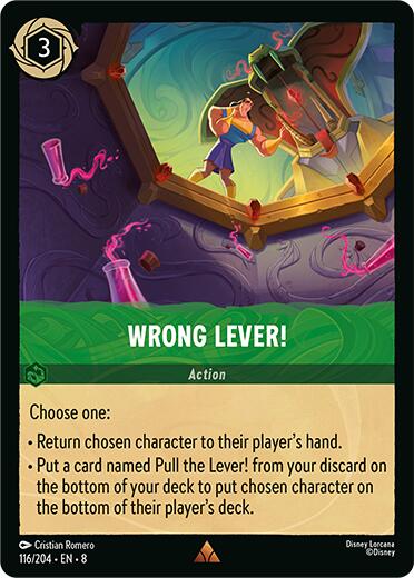Wrong Lever! – Reign of Jafar (Disney Lorcana)