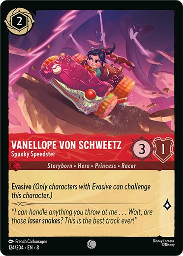 Vanellope Von Schweetz - Spunky Speedster – Reign of Jafar (Disney Lorcana)