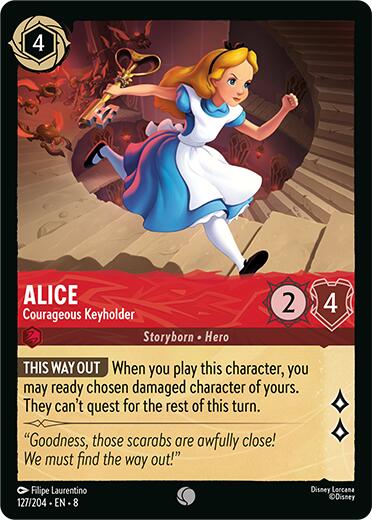 Alice - Courageous Keyholder – Reign of Jafar (Disney Lorcana)