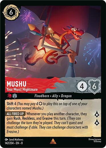 Mushu - Your Worst Nightmare – Reign of Jafar (Disney Lorcana)