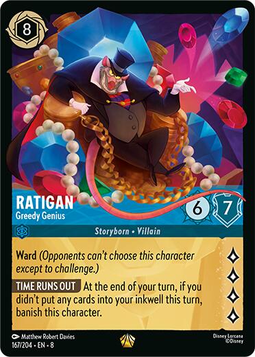 Ratigan - Greedy Genius – Reign of Jafar (Disney Lorcana)