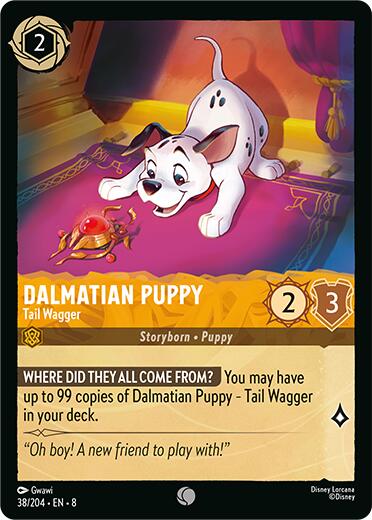 Dalmatian Puppy - Tail Wagger – Reign of Jafar (Disney Lorcana)