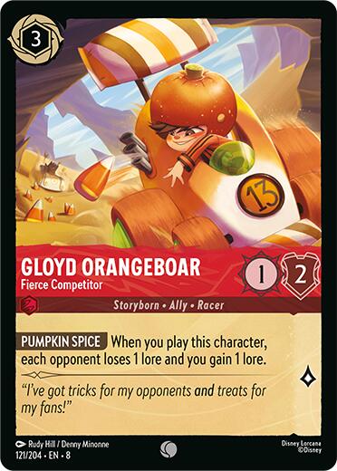 Gloyd Orangeboar - Fierce Competitor – Reign of Jafar (Disney Lorcana)