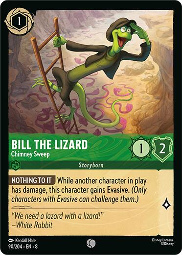 Bill the Lizard - Chimney Sweep – Reign of Jafar (Disney Lorcana)