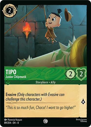 Tipo - Junior Chipmunk – Reign of Jafar (Disney Lorcana)