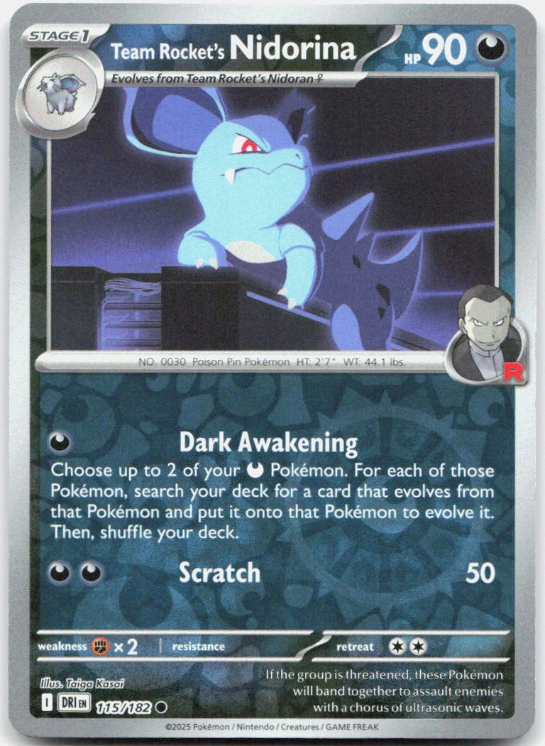 Team Rocket's Nidorina – SV10: Destined Rivals (Pokemon)
