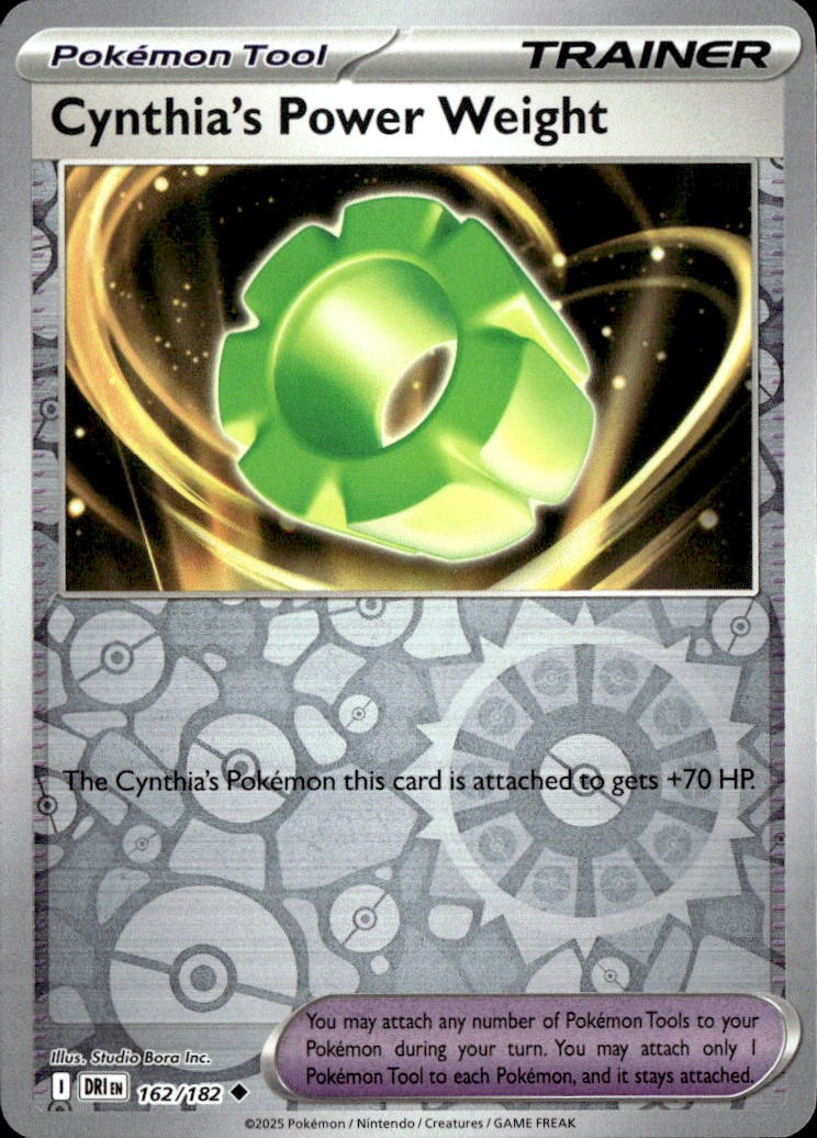 Cynthia's Power Weight – SV10: Destined Rivals (Pokemon)