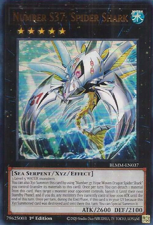 Number S37: Spider Shark – Battles of Legend: Monster Mayhem (YuGiOh)