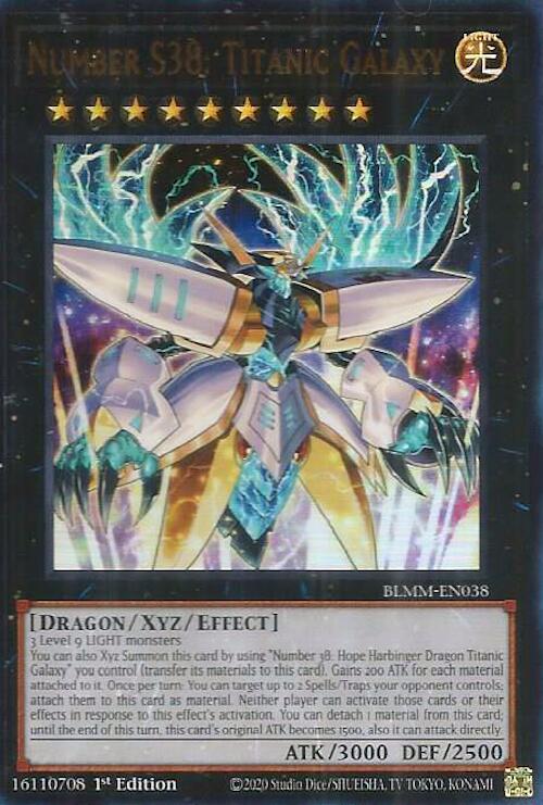 Number S38: Titanic Galaxy – Battles of Legend: Monster Mayhem (YuGiOh)