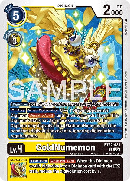 GoldNumemon – Cyber Eden (Digimon Card Game)