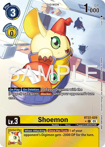 Shoemon (Box Topper) – Cyber Eden (Digimon Card Game)