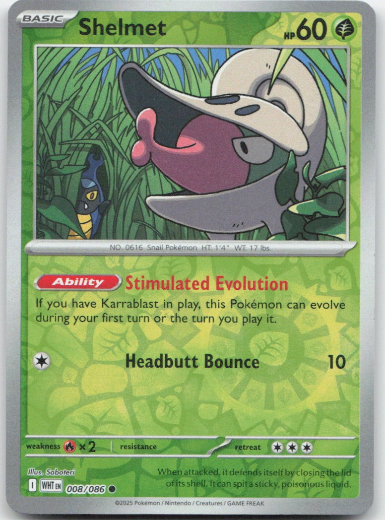 Shelmet – SV: White Flare (Pokemon)
