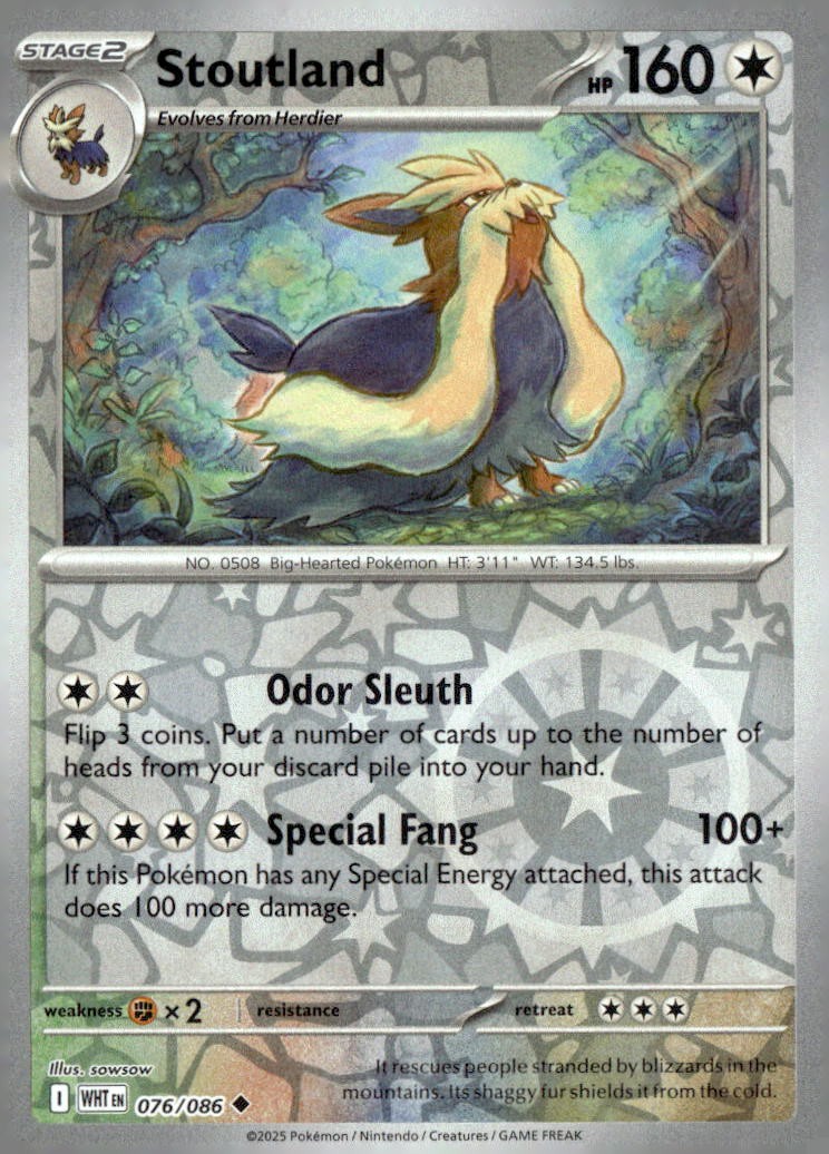 Stoutland – SV: White Flare (Pokemon)
