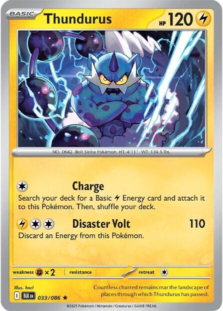 Thundurus – SV: Black Bolt (Pokemon)