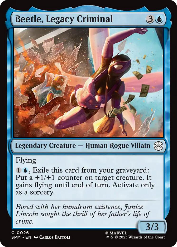 Beetle, Legacy Criminal – Marvel's Spider-Man (Magic: The Gathering)