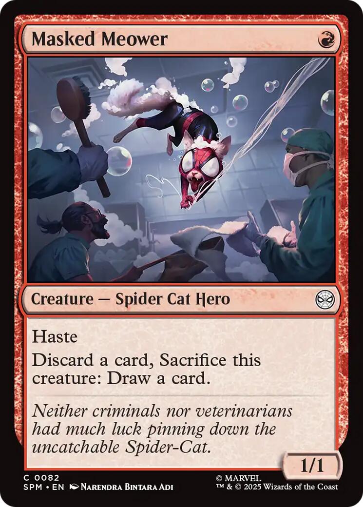 Masked Meower – Marvel's Spider-Man (Magic: The Gathering)