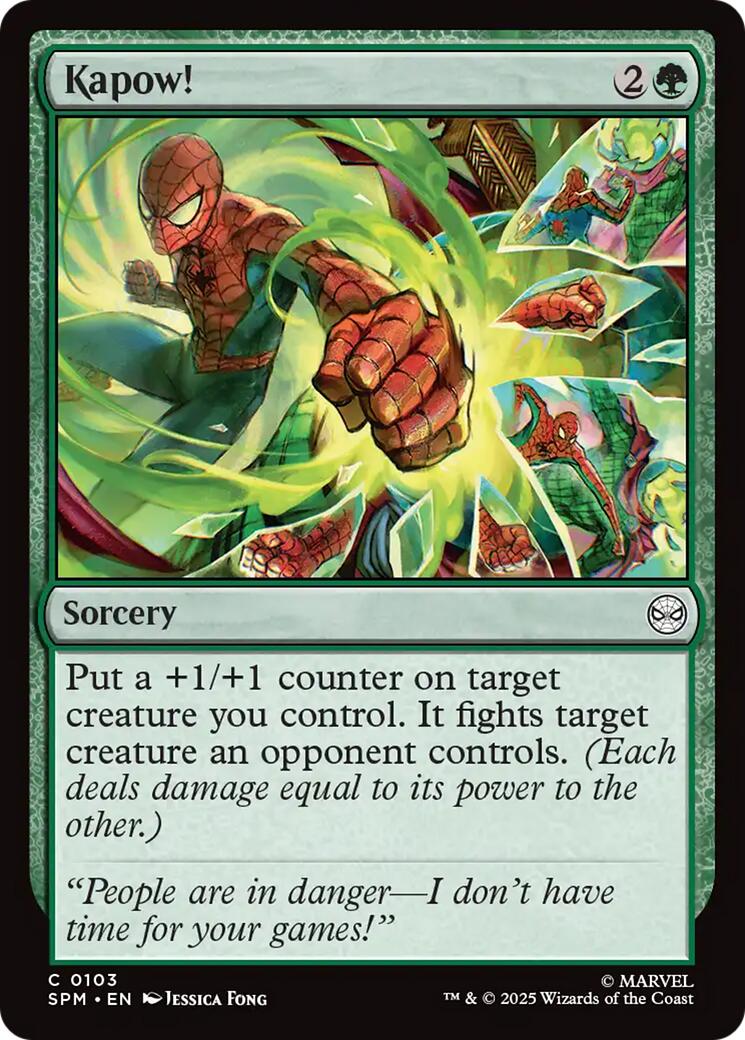 Kapow! – Marvel's Spider-Man (Magic: The Gathering)