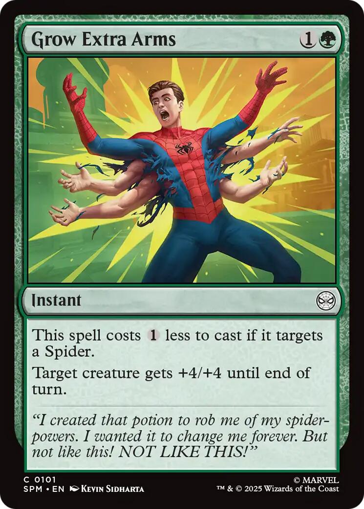 Grow Extra Arms – Marvel's Spider-Man (Magic: The Gathering)