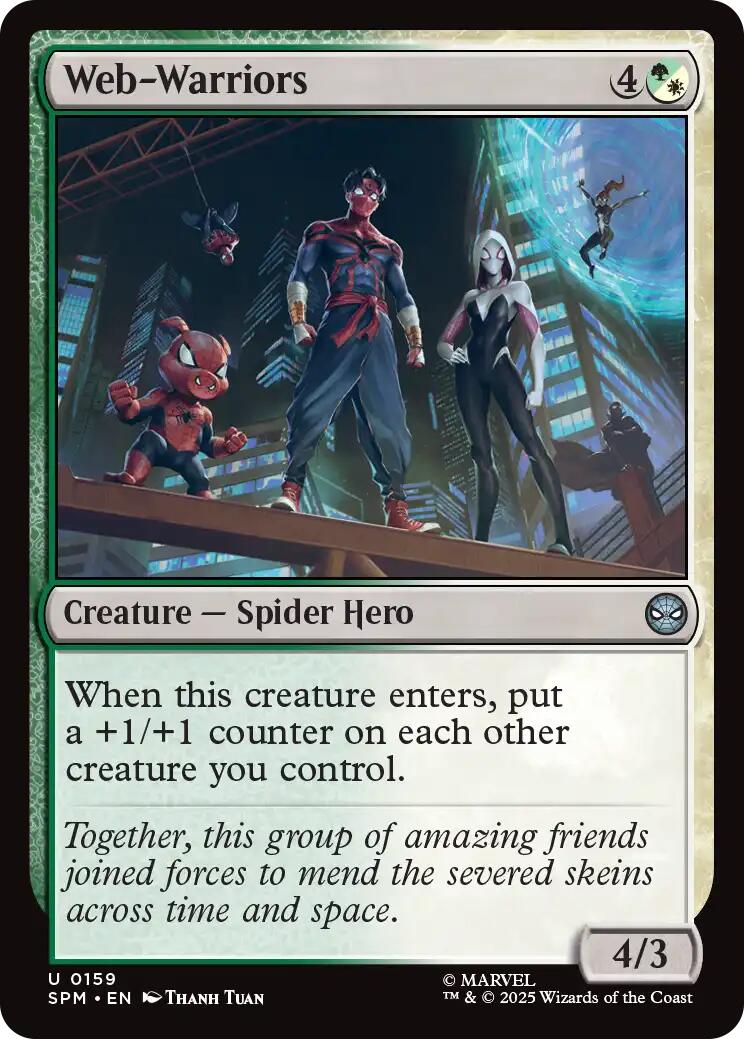 Web-Warriors – Marvel's Spider-Man (Magic: The Gathering)
