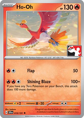 Ho-Oh - 019/191 – Prize Pack Series Cards (Pokemon)