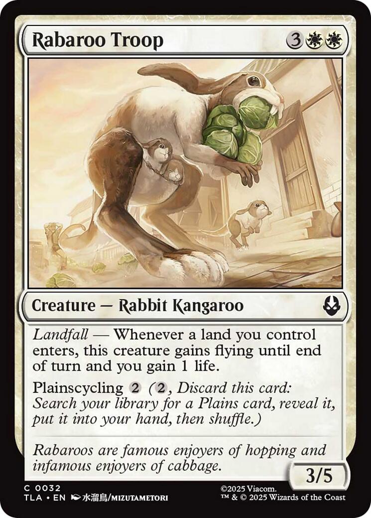 Rabaroo Troop – Avatar: The Last Airbender (Magic: The Gathering)