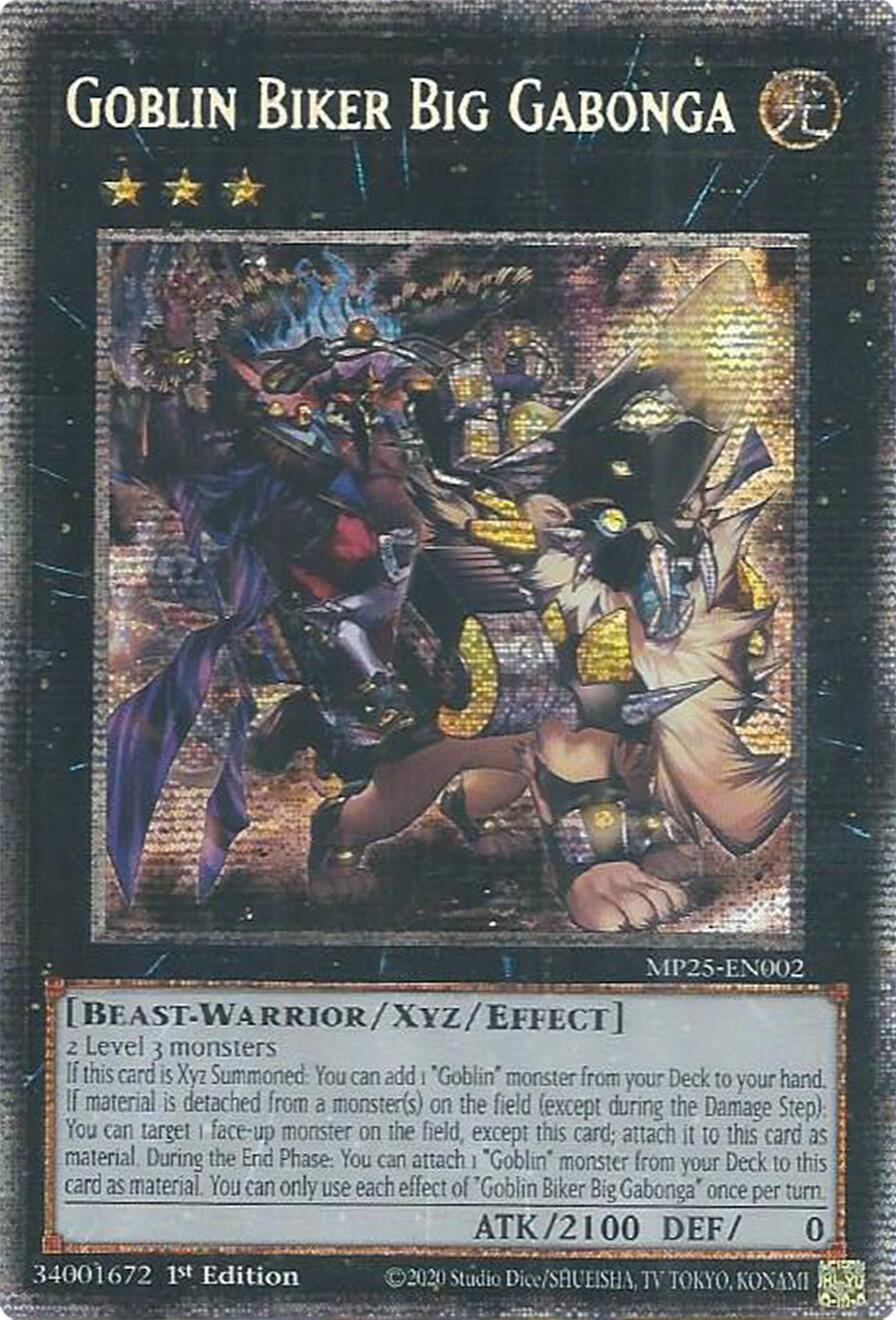 Goblin Biker Big Gabonga – 2025 Mega-Pack (YuGiOh)