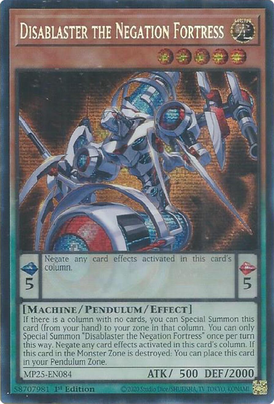 Disablaster the Negation Fortress – 2025 Mega-Pack (YuGiOh)