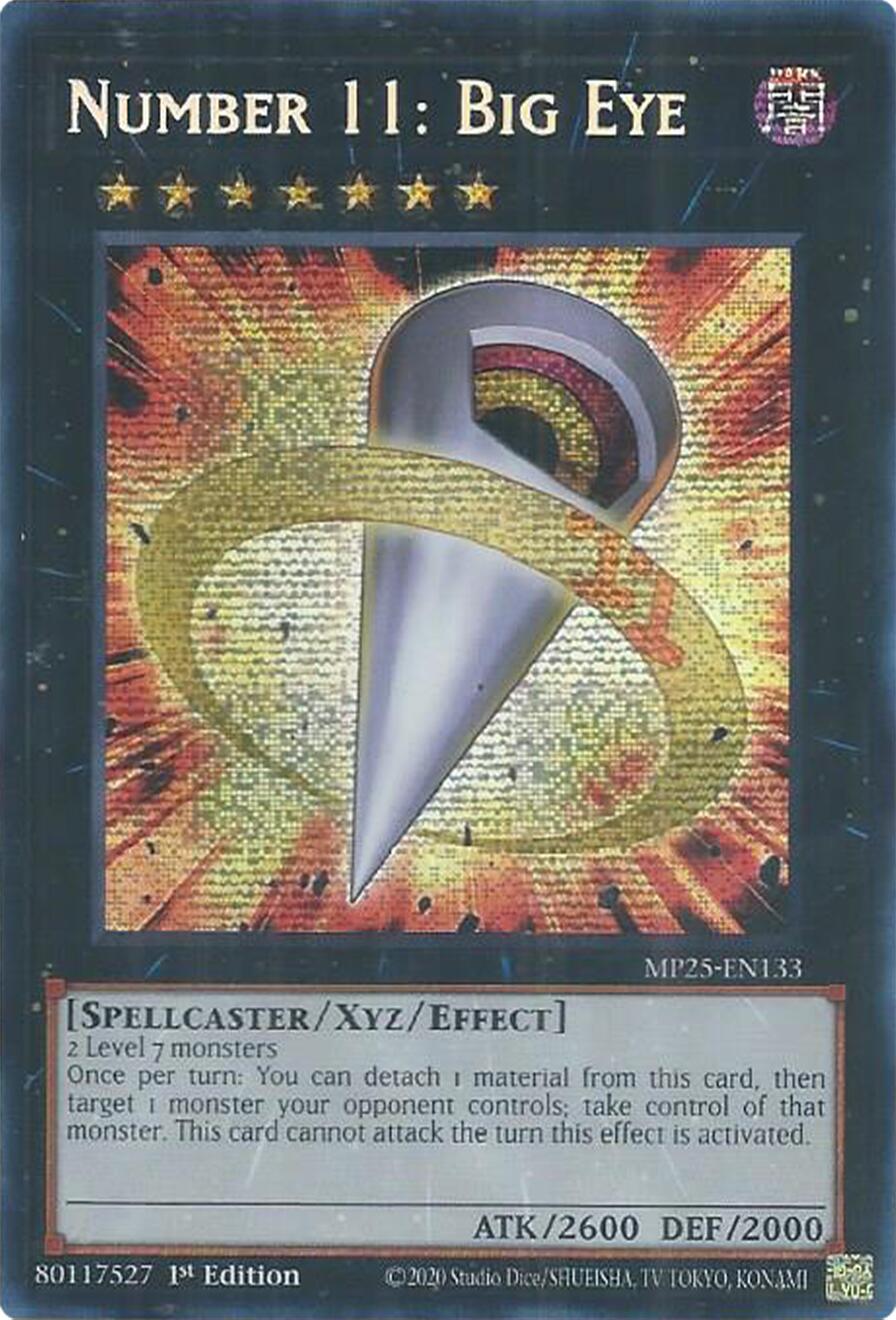 Number 11: Big Eye – 2025 Mega-Pack (YuGiOh)