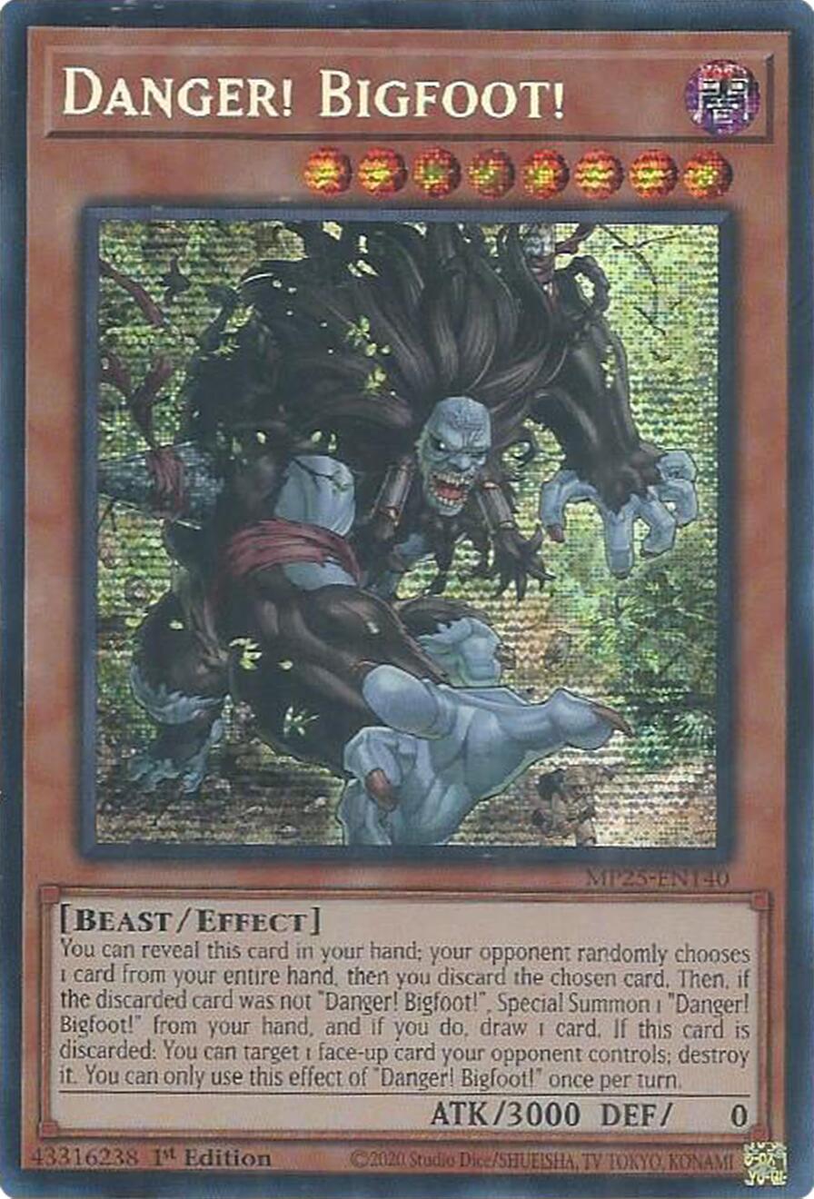 Danger! Bigfoot! – 2025 Mega-Pack (YuGiOh)
