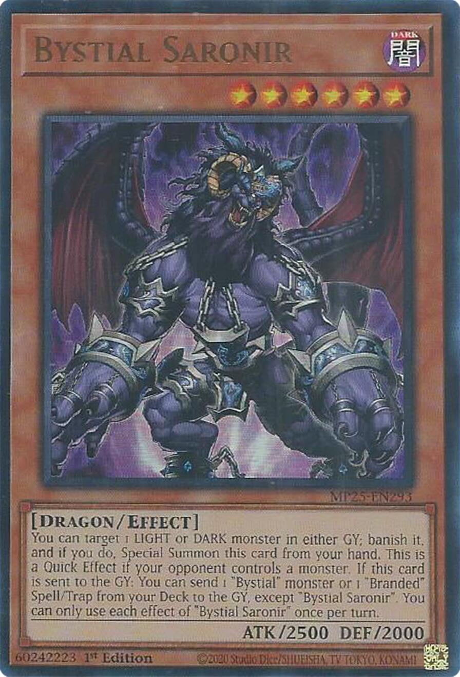Bystial Saronir – 2025 Mega-Pack (YuGiOh)