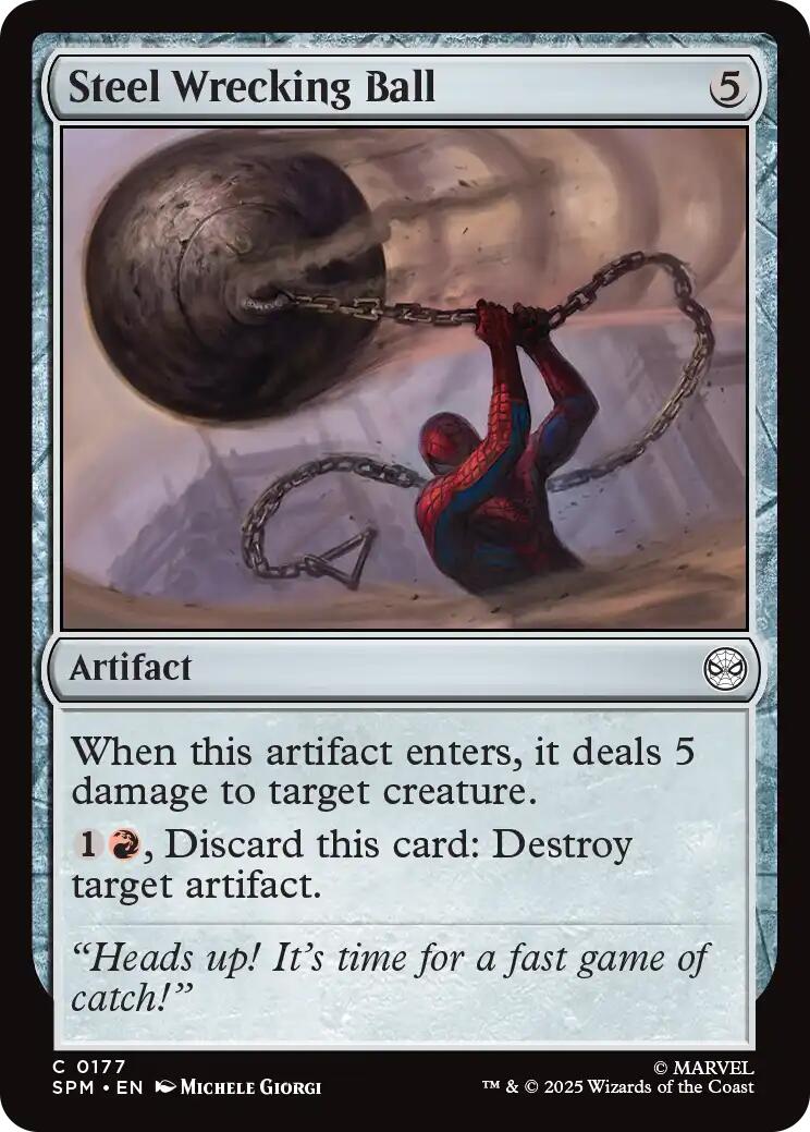 Steel Wrecking Ball – Marvel's Spider-Man (Magic: The Gathering)