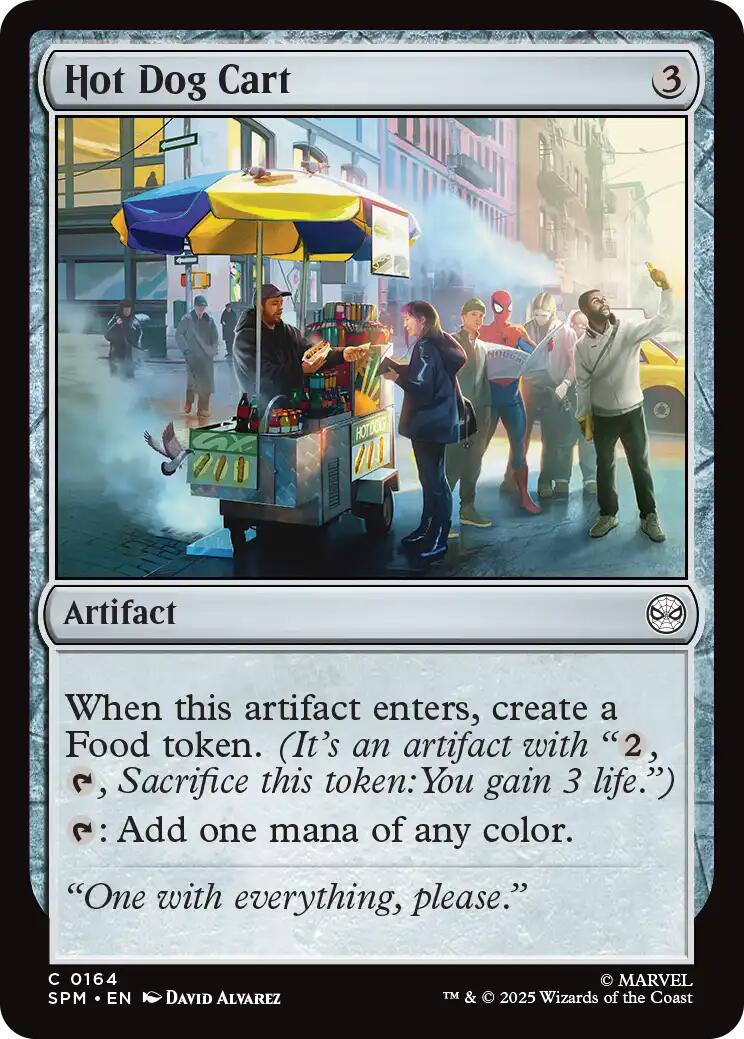 Hot Dog Cart – Marvel's Spider-Man (Magic: The Gathering)