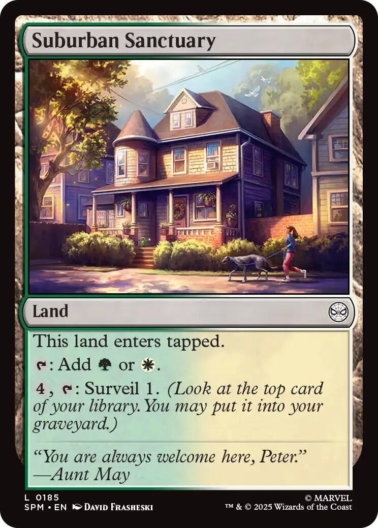 Suburban Sanctuary – Marvel's Spider-Man (Magic: The Gathering)