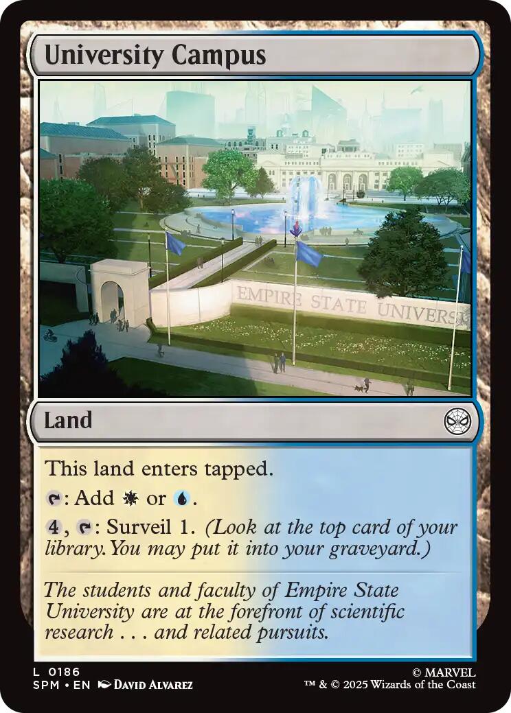 University Campus – Marvel's Spider-Man (Magic: The Gathering)