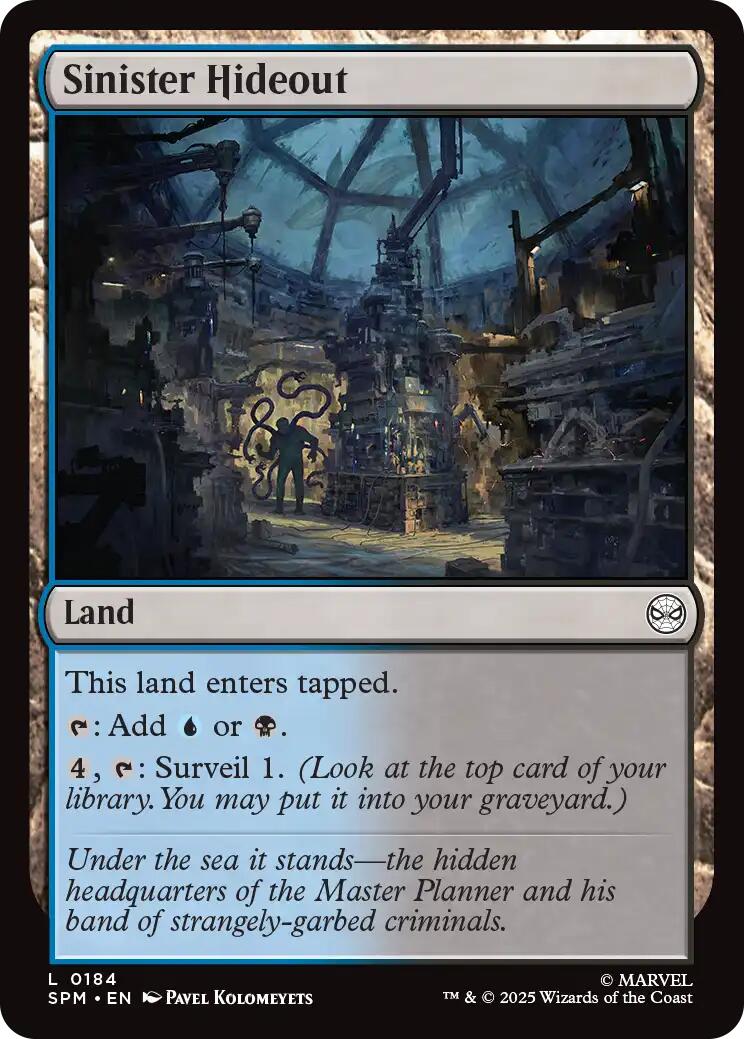 Sinister Hideout – Marvel's Spider-Man (Magic: The Gathering)