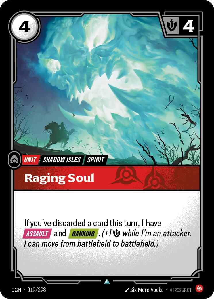 Raging Soul – Origins (Riftbound: League of Legends Trading Card Game)