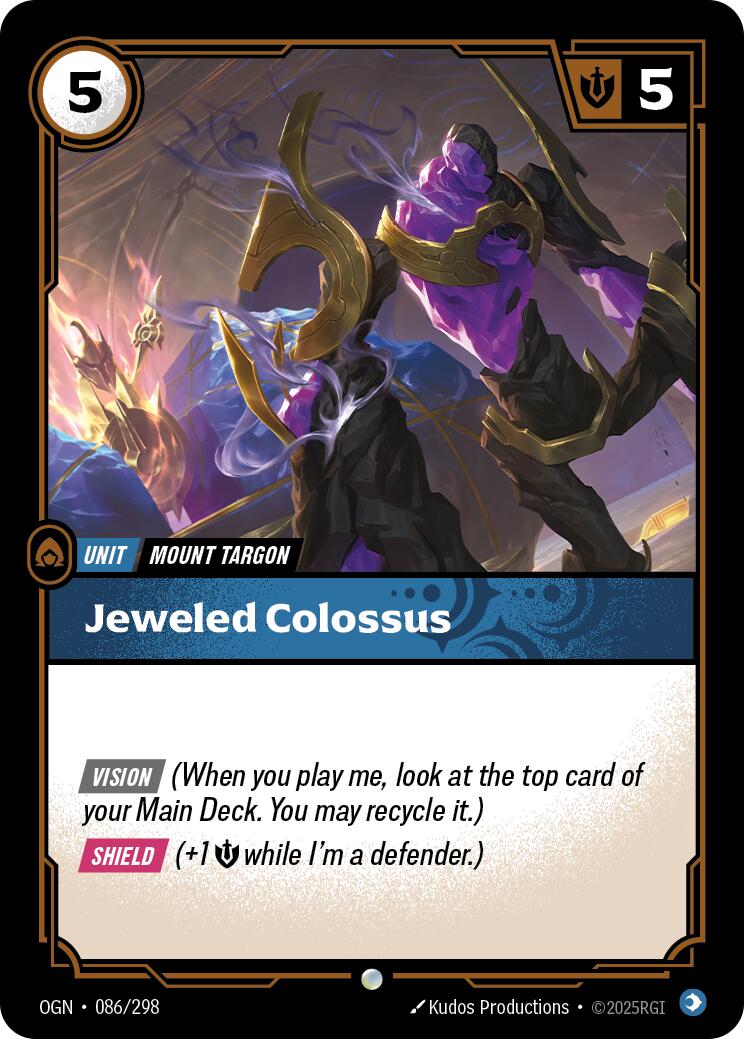 Jeweled Colossus – Origins (Riftbound: League of Legends Trading Card Game)