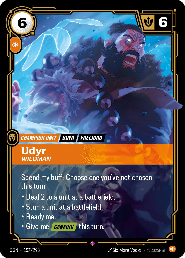 Udyr, Wildman – Origins (Riftbound: League of Legends Trading Card Game)