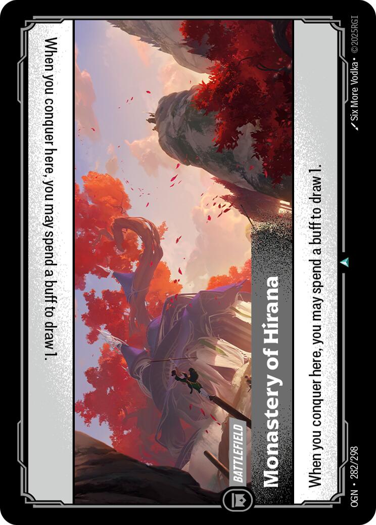 Monastery of Hirana – Origins (Riftbound: League of Legends Trading Card Game)
