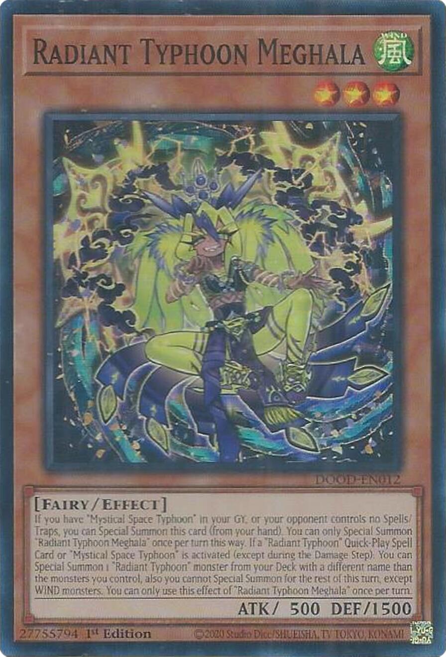 Radiant Typhoon Meghala – Doom of Dimensions (YuGiOh)