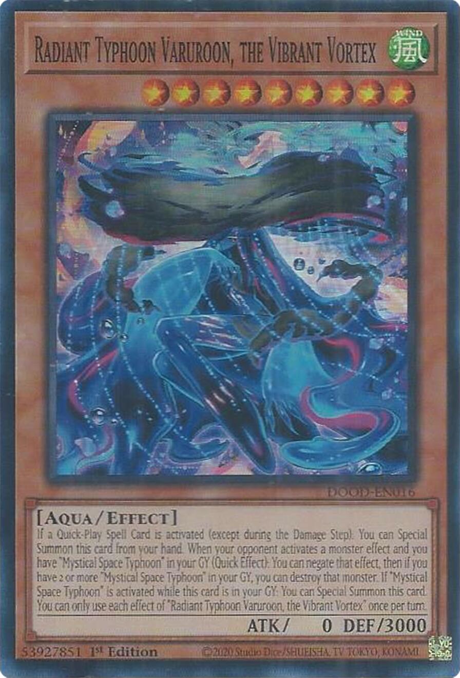 Radiant Typhoon Varuroon, the Vibrant Vortex – Doom of Dimensions (YuGiOh)