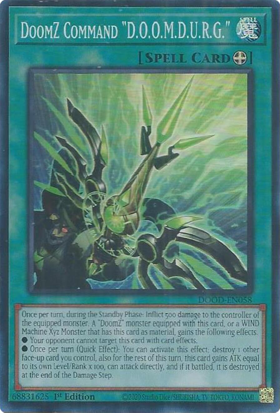DoomZ Command "D.O.O.M.D.U.R.G." – Doom of Dimensions (YuGiOh)