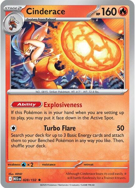 Cinderace – ME01: Mega Evolution (Pokemon)