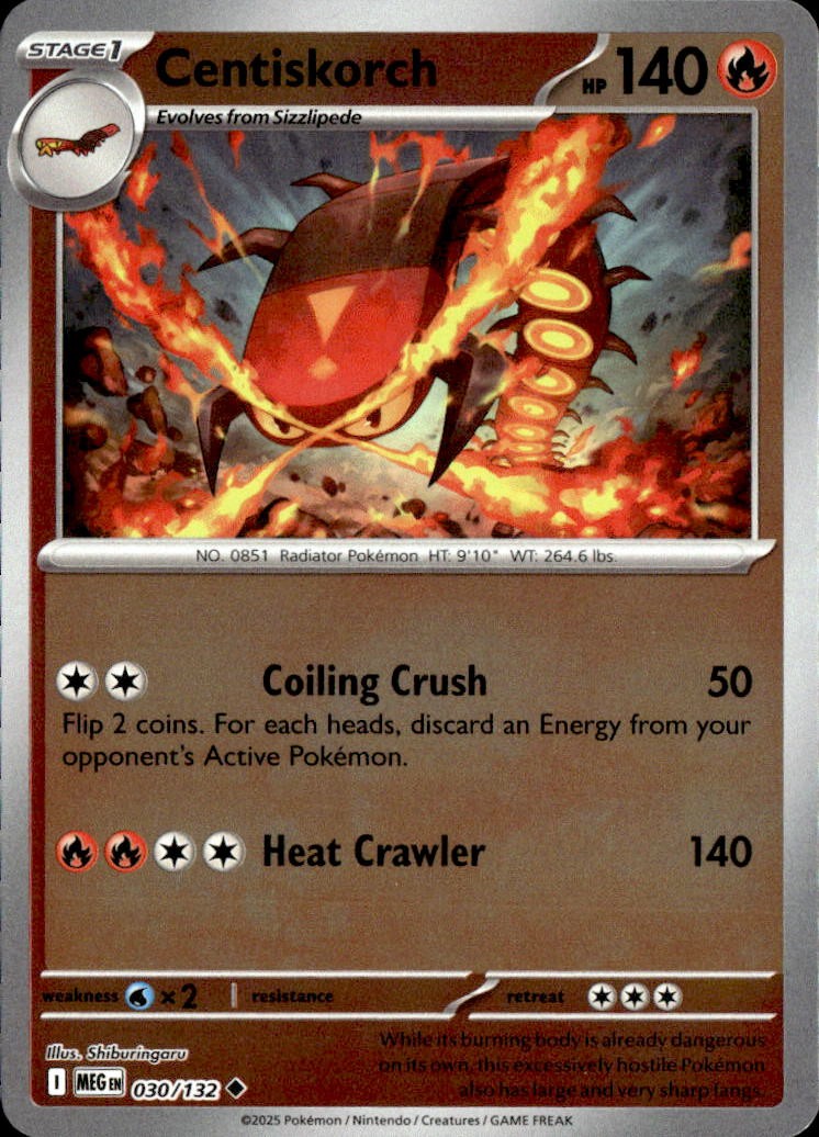 Centiskorch – ME01: Mega Evolution (Pokemon)