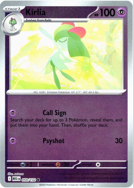 Kirlia – ME01: Mega Evolution (Pokemon)