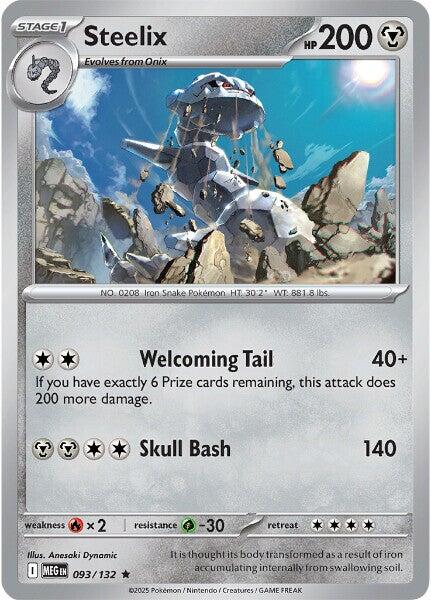 Steelix - 093/132 – ME01: Mega Evolution (Pokemon)