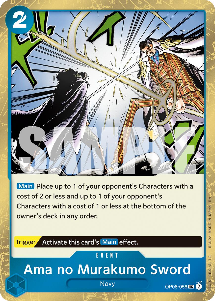 Ama no Murakumo Sword (Pirate Foil) – Premium Booster -The Best- Vol. 2 (One Piece Card Game)