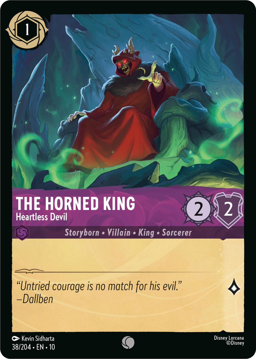 The Horned King - Heartless Devil – Whispers in the Well (Disney Lorcana)